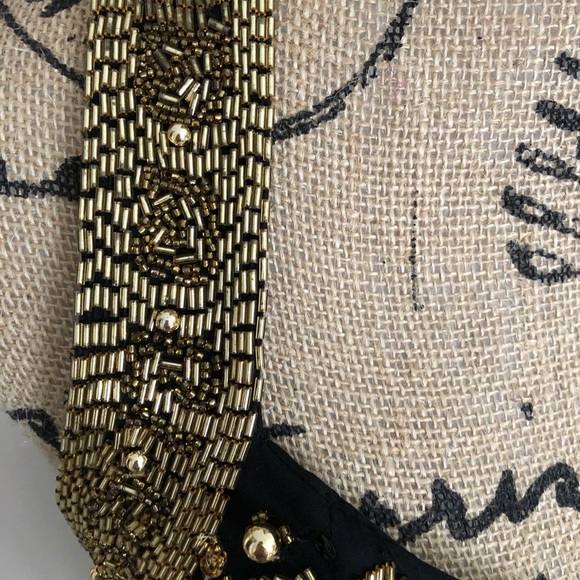 Pageant Shop Black & Gold Beaded Formal Dress - Picture 5 of 8